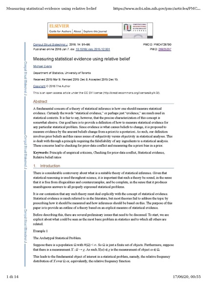 File:Measuring statistical evidence using relative belief.pdf